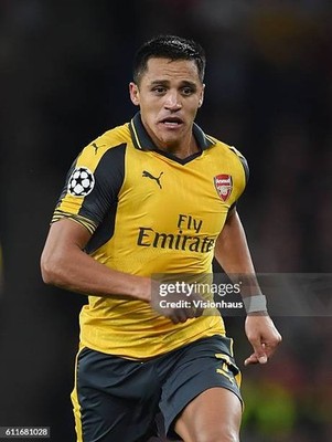 ALEXIS SANCHEZ #7 MEN'S FC ARSENAL 2016/2017 SOCCER FOOTBALL SHIRT