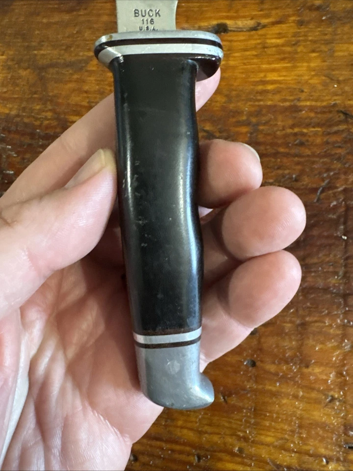 Factory Buck 116 Caper Pre 86. Three Line. No Sheath. (#11) - Image 2 of 4