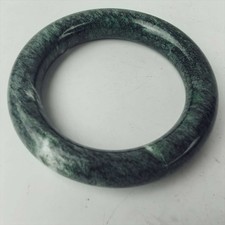 Chinese handmade carving Natural  Jade bracelet Inner diameter 2.6 inches