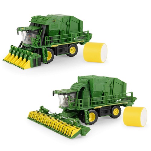 TOMY John Deere 1/64 CS770 Cotton Stripper & CP770 Cotton Picker, 75th Anniv. LP86742
