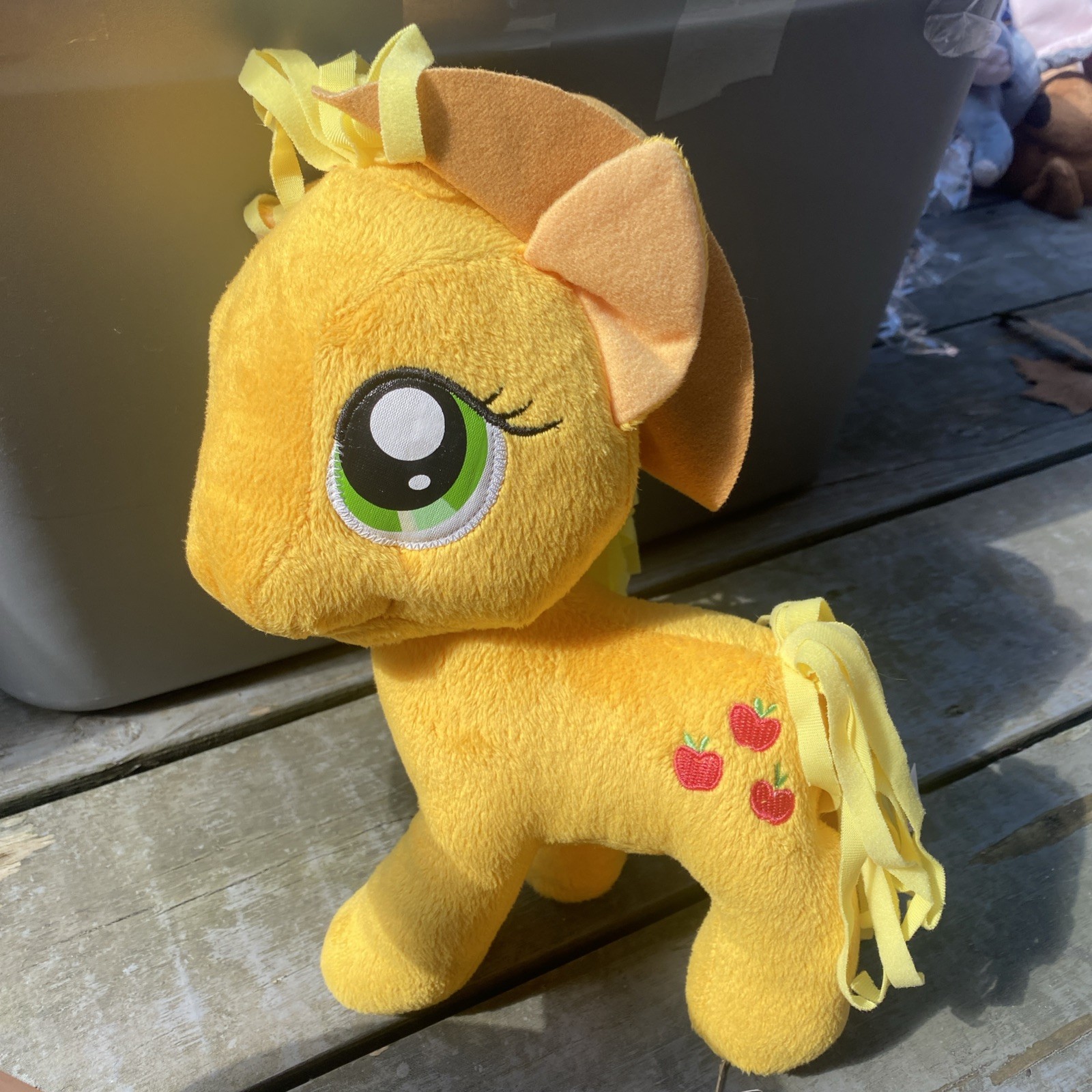 Cappello cowboy 12" Applejack peluche My Little Pony cowgirl panno mop capelli mela cutie