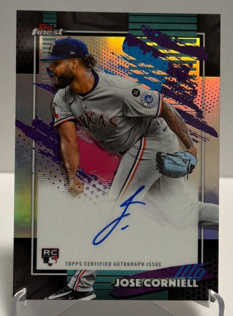 2026 Topps Finest Baseball Jose Corniell Rc Refractor Auto