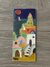 Vintage Ceramic Wall Plaque Tile of Capri Ita...