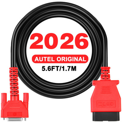 Original OBD2 Main Test Cable, 5.6Ft 1.7M, 16 Pin OBDII Diagnostic Test Cable, W