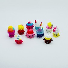 Shopkins Desserts Lot Cakes Ice Cream Cupcake Mousse Set of 10