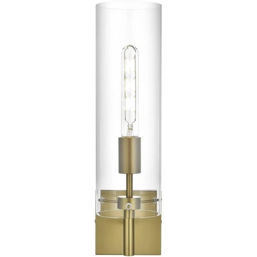 Living District LD2362SG Savant 1 Light 5 inch Satin Gold Bath Sconce Wall Light - Picture 1 of 8