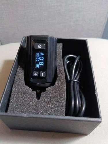 WormHole Wireless Tattoo Pen Black Rca Battery New - product listing photo