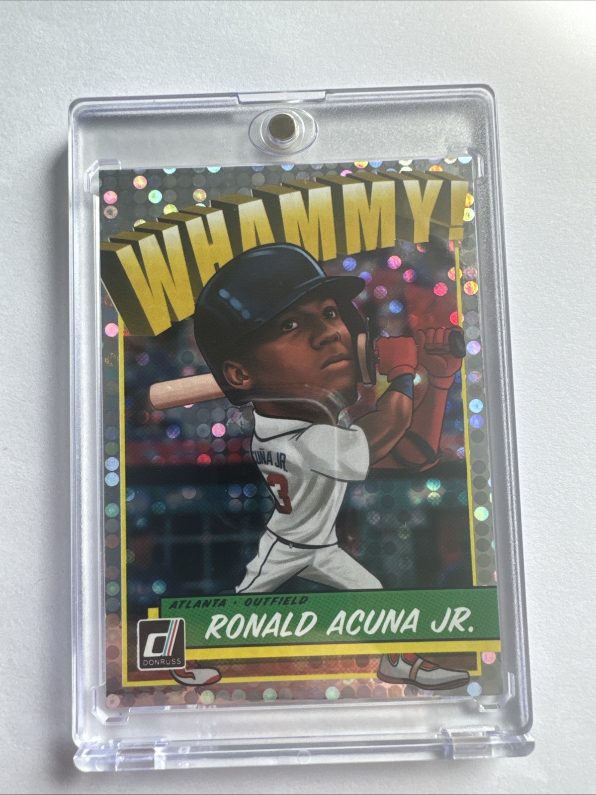 2019 PANINI DONRUSS WHAMMY CASE HIT RONALD ACUNA JR NO. W2 *ATLANTA BRAVES* 🔥