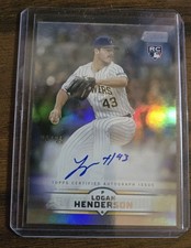 2025 Topps Stadium Club Logan Henderson Brewers Rookie Autograph 24/25 🔥🔥🔥