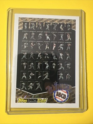 1993 Topps Black Gold ABCD A/B/C/D Winner Exchange Redemption Card