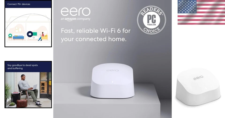 TrueMesh Technology - 1,500 sq. ft. Coverage Wi-Fi 6 Router - Image 2 of 4