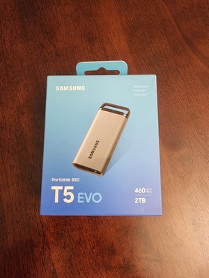 Samsung T5 EVO 2TB USB-C Portable External SSD - New Sealed