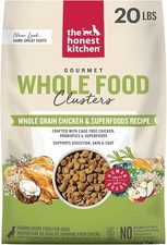 The Honest Kitchen Whole Grain Clusters Adult Dog Dry Food - Chicken Oat, 20Lb