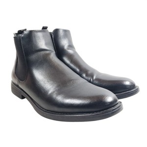 GQ x Steve Madden - Nick Men\'s Chelsea Dress Boots Sz 11 ,Black Leather NICK01M1 GQ x Steve Madden - Nick Men main image 2