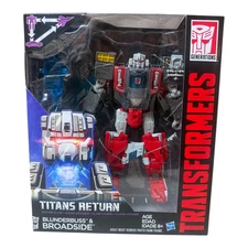 Transformers Generations Titans Return Voyager Class Broadside and Blunderbuss