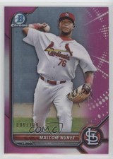 2022 Bowman Chrome Prospects Fuchsia Refractor 96/199 Malcom Nunez #BCP-42 d4l
