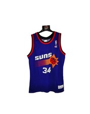 Vintage Phoenix Suns NBA Basketball Jersey 1990s (M)#34 Barkley Champion Shirt