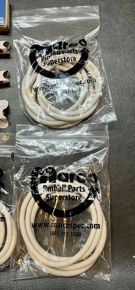 MIXED PINBALL PARTS  - NEW AND USED - 2ND PICTURE ONE BAG USED - Image 3 of 4