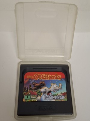 THE OTTIFANTS SEGA GAME GEAR SPIEL & MUSCHELHÜLLE UK PAL
