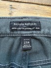 Banana Republic Super Stretch Legging Fit Jean Washed Gray/Black Petite Sz 27/4 — photo 3