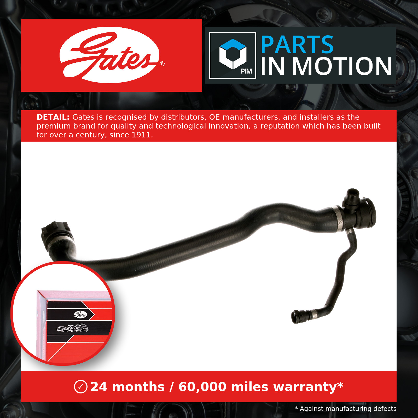 Gates Radiator Hose - 05-2680 - Fits BMW - OE Matching Quality and Specification - Image 14