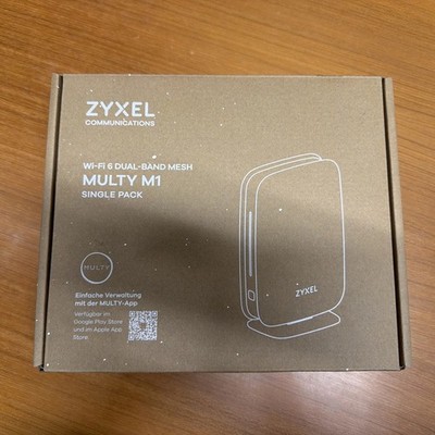 Zyxel Multy M1 Wi-Fi 6 Mesh WLAN Single Pack Dual-Band OVP Neu Ungeöffnet