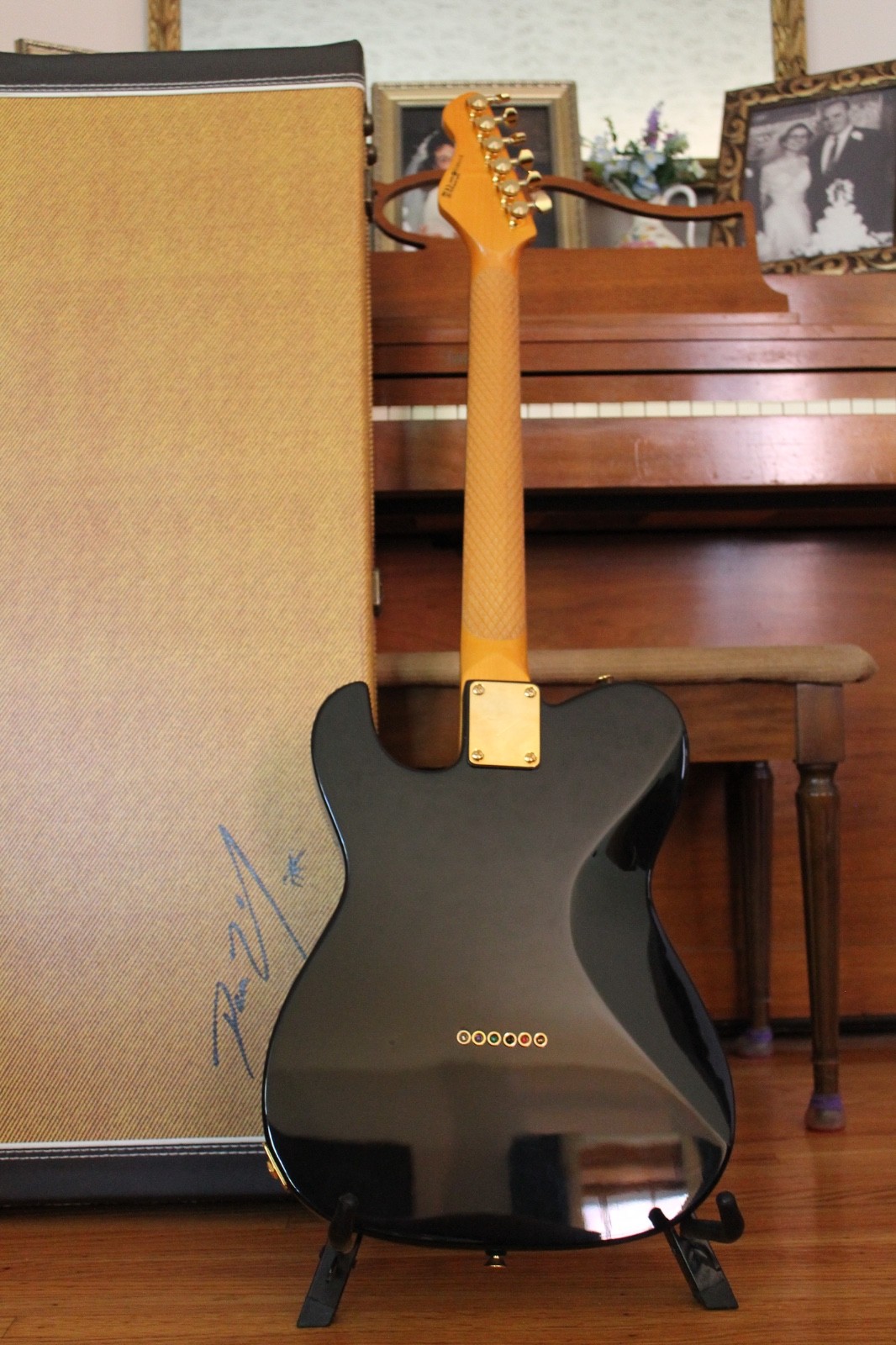 DEAN ZELINSKY 2018 Dellatera Z-GLIDE Custom QUILT Top ELECTRIC Guitar & Case NEW