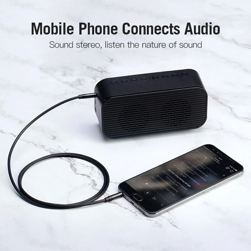 3.5mm to 2.5mm Aux Cable Audio Jack Cable Headphone Stereo Speaker Connector - Image 3 of 4