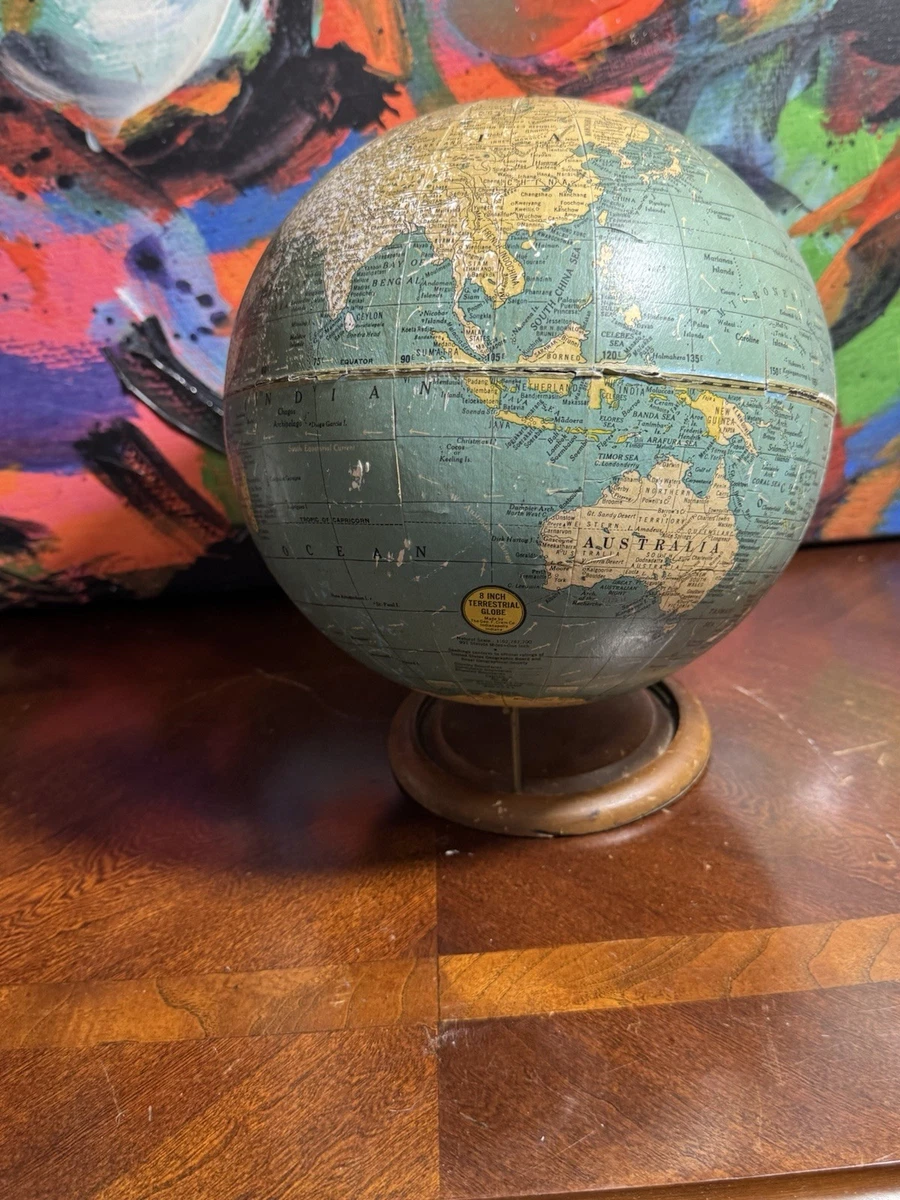 George F. Cram Co. 1950-1959 Date Range Antique World Globes