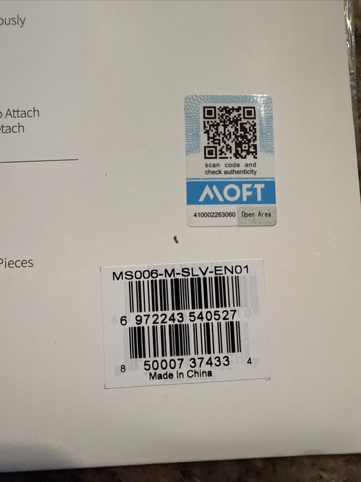 MOFT Lightweight Portable Laptop Adjustable Stand Silver MacBook Universal - Image 4 of 4