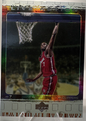 2000 Upper Deck  Lamar Odom Live Action Los Angeles Clippers Basketball Card LA2