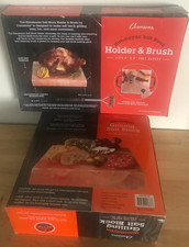 Camerons Himalayan Pink Salt Block Grill Chill 8x8  salt block holder  brush