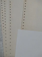 Continuous Dot Matrix Vintage Stone Container Printer Paper 25 Sheets 8.5 x 11