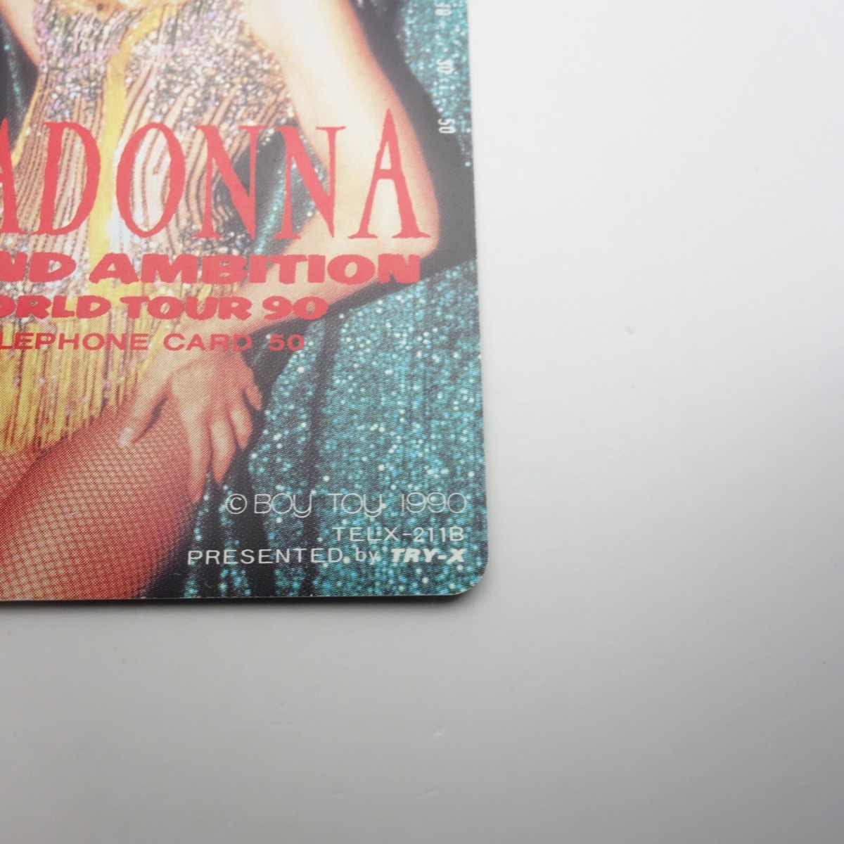 Japanese Telephone Card Madonna Louise Ciccone BLOND AMBTION