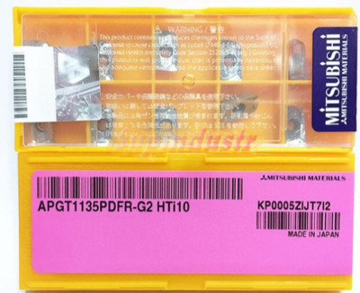 .10Pcs/Box New MITSUBISHI APGT1135PDFR-G2 HTi10 Carbide Insert