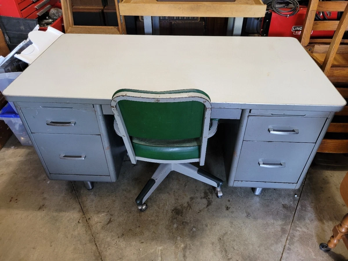 Vintage steelcase outlet tanker desk