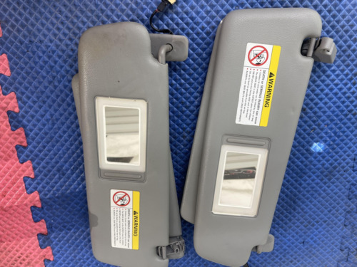 2003-2005 Porsche Cayenne Front Sun Visor Set Tested Oem
