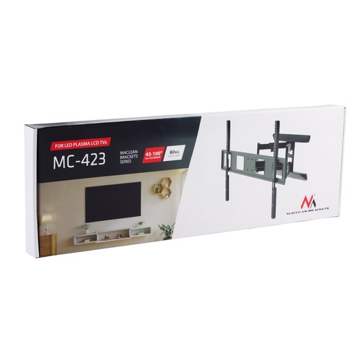 Supporto TV Maclean VESA max 800x600 43-100" 80 kg Regolabile - Foto 9 di 13