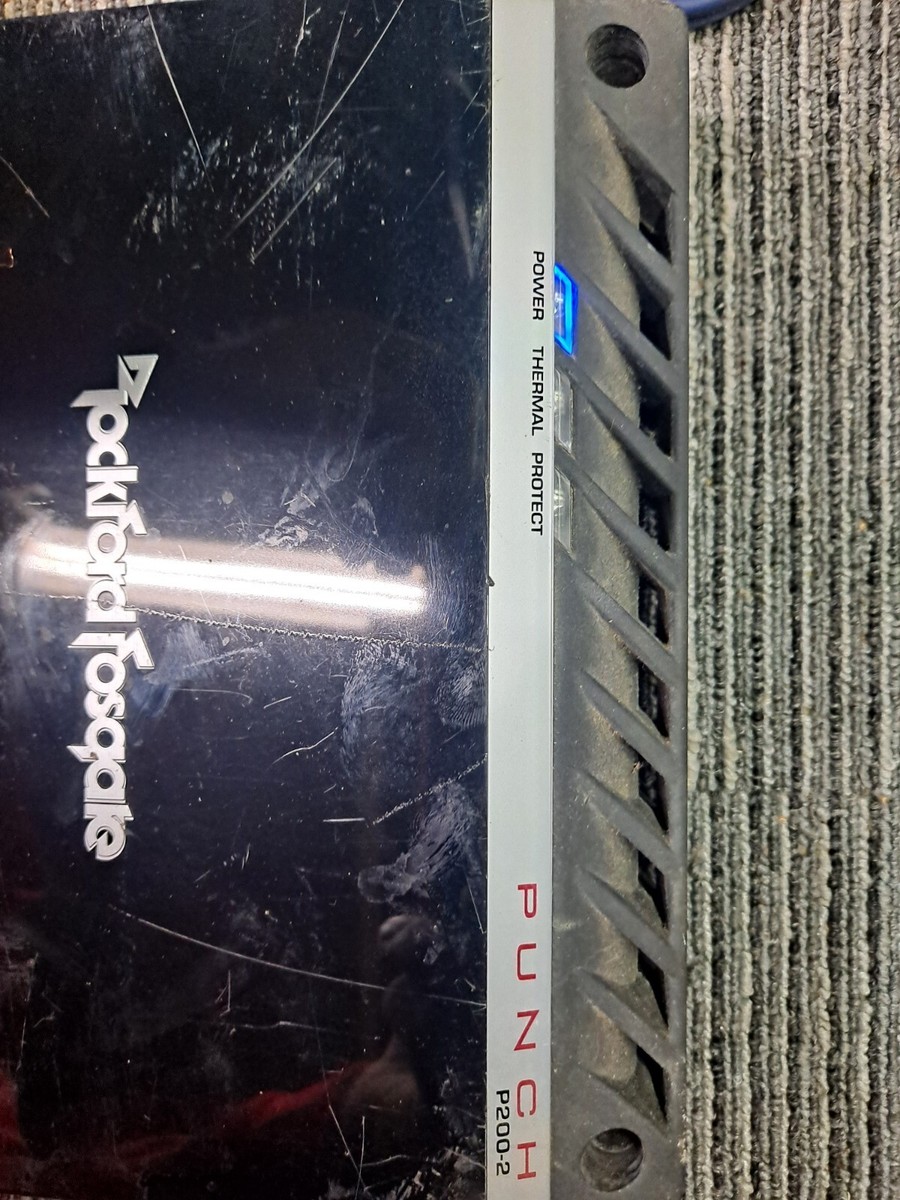 Rockford Fosgate Punch P200-2 200W 2 Channel Amplifier Sound Rockford Fosgate Punch P200-2 200W 2 Channel Amplifier Sound