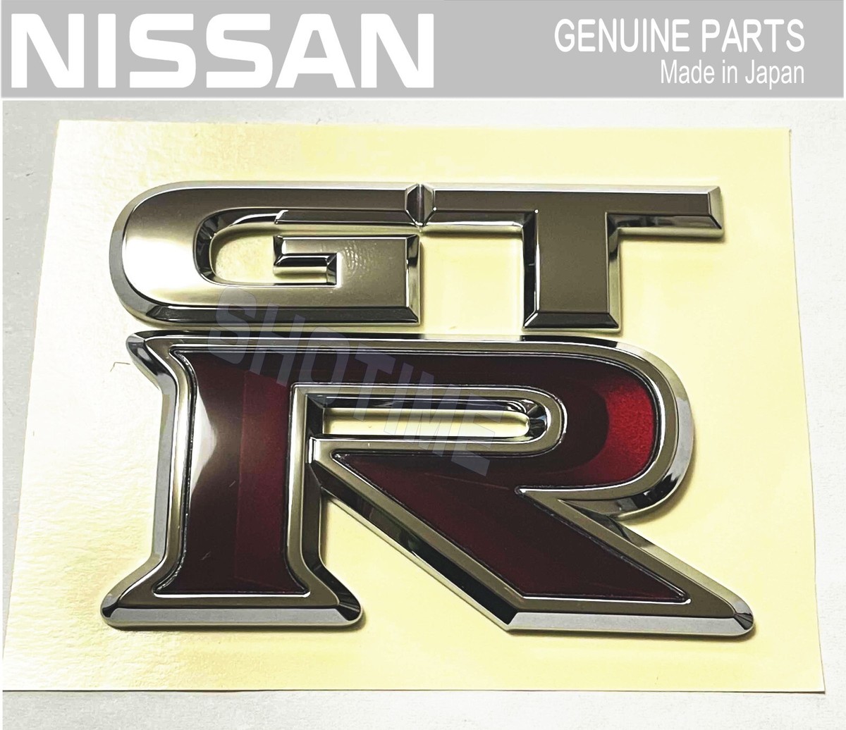 NISSAN GENUINE 09-17 SKYLINE GTR R35 Rear Emblem Badge OEM JDM | eBay