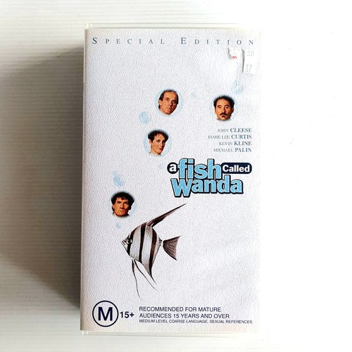 A Fish Called Wanda VHS Tape 1998 Comedy, John Cleese, Jamie Lee Curtis, PAL VGC