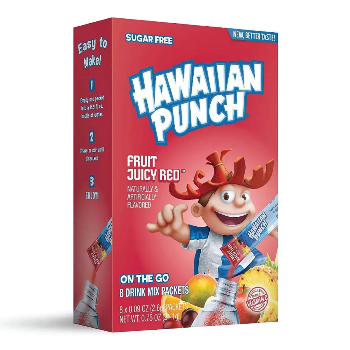 Hawaiian Punch Singles to Go Sugar Berry Blue Typhoon 8 Ct (pack