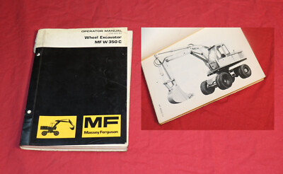 Massey Ferguson MF W 350 C Wheel Excavator Operator Manual , Bagger Anleitung