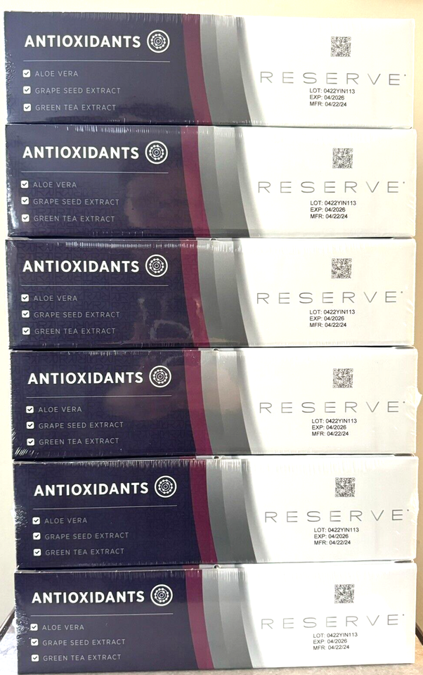 6 Box Jeunesse Reserve Resveratrol Antioxidants Fruit Blend Supplement