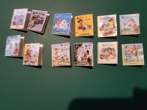 ensemble bd MARTINE anciennes éditions pour maison de poupée 1:12 ou DIORAMA - Photo 11/34