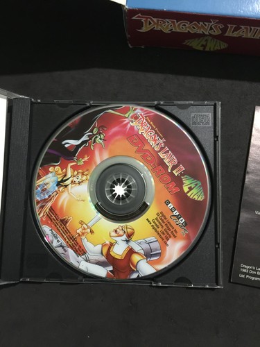 DRAGON'S LAIR II TIMEWARP DVD PC BIG BOX CD ROM ITALIENISCHER FÜHRER GEBRAUCHT - Bild 10 von 10