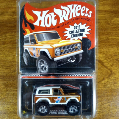 【Hot Wheels】67 Ford Bronco Hot Wheels Garage Ford '67 Ford Bronco Baby Blue Real Riders