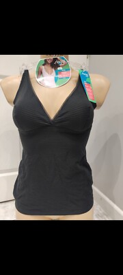 Sloggi Women's Ever Fresh Plus Shirt02 Shirts BLACK SIZE L RRP25£