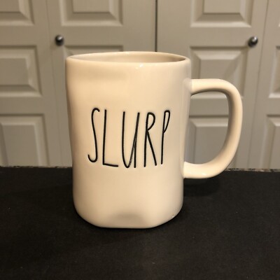 Rae Dunn Slurp Mug Artisan Collection by Magenta White Ceramic