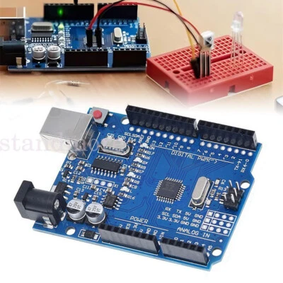 Board For Arduino UNO R3 Rev3 ATMEGA328P Compatible Board, CH340G USB UK